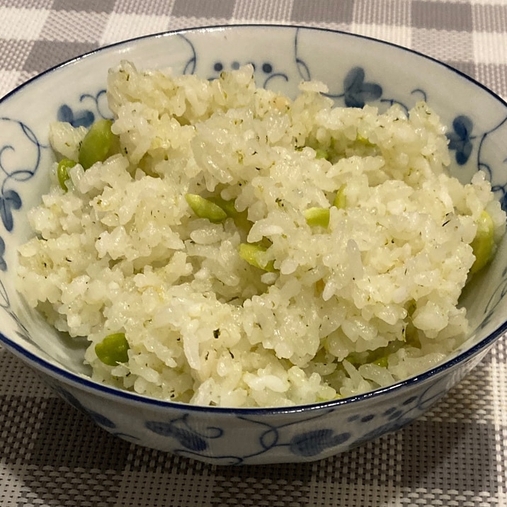 ダイエットご飯☆枝豆とブロッコリーの炊き込みご飯♪
